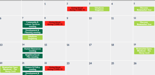 Newmarket Calendar