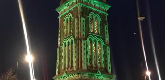 Newmarket lights up green for St John Ambulance