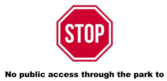Temporary closure of High Street gates